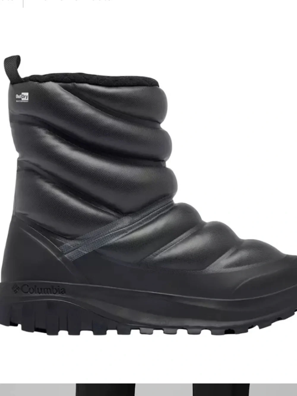 Columbia Snowtrot Peak ODX winter boots, Black, Size 9.5, NWOT
